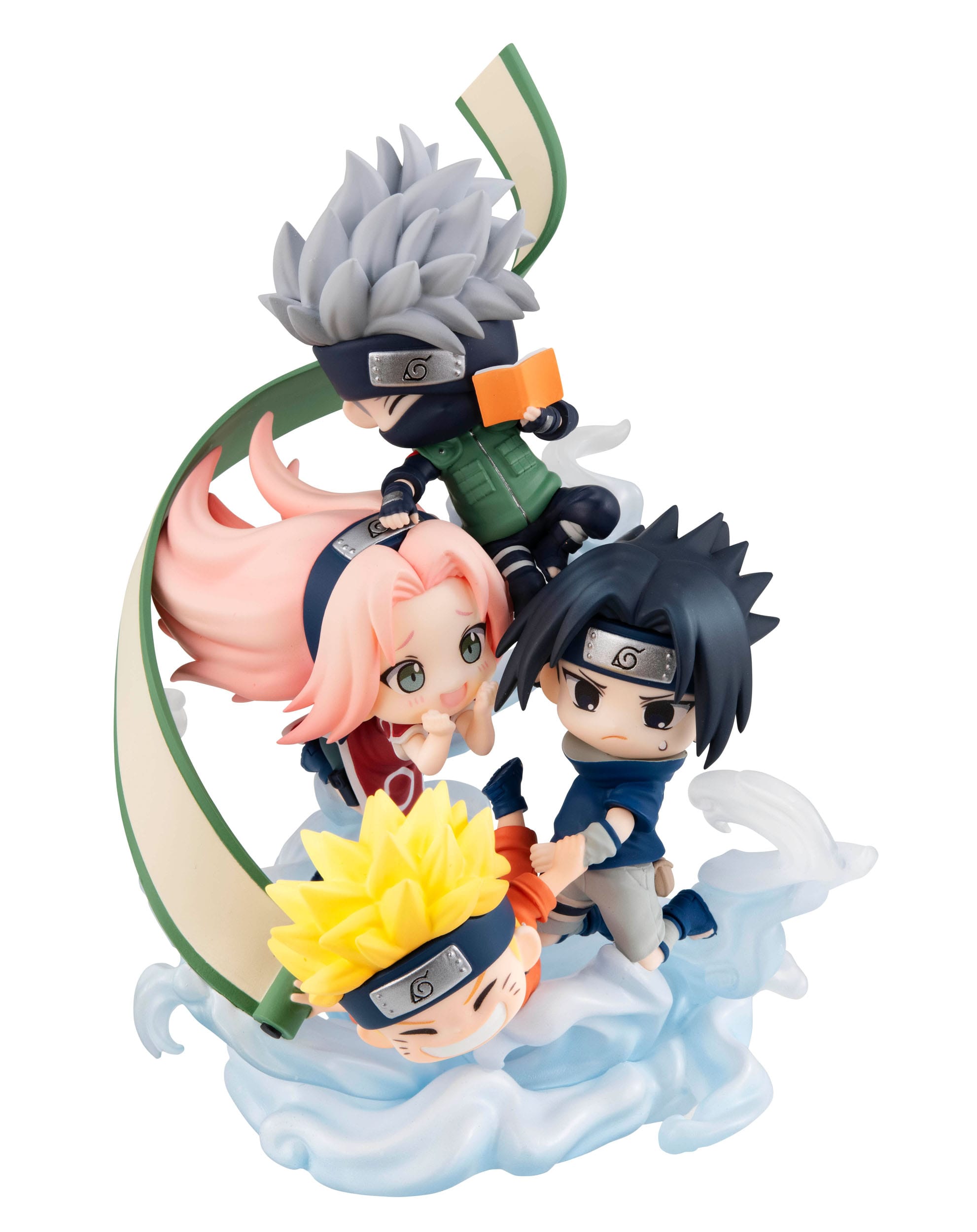 Naruto Shippuden FigUnity PVC Mini Statue Gather here, Team 7 13 cm