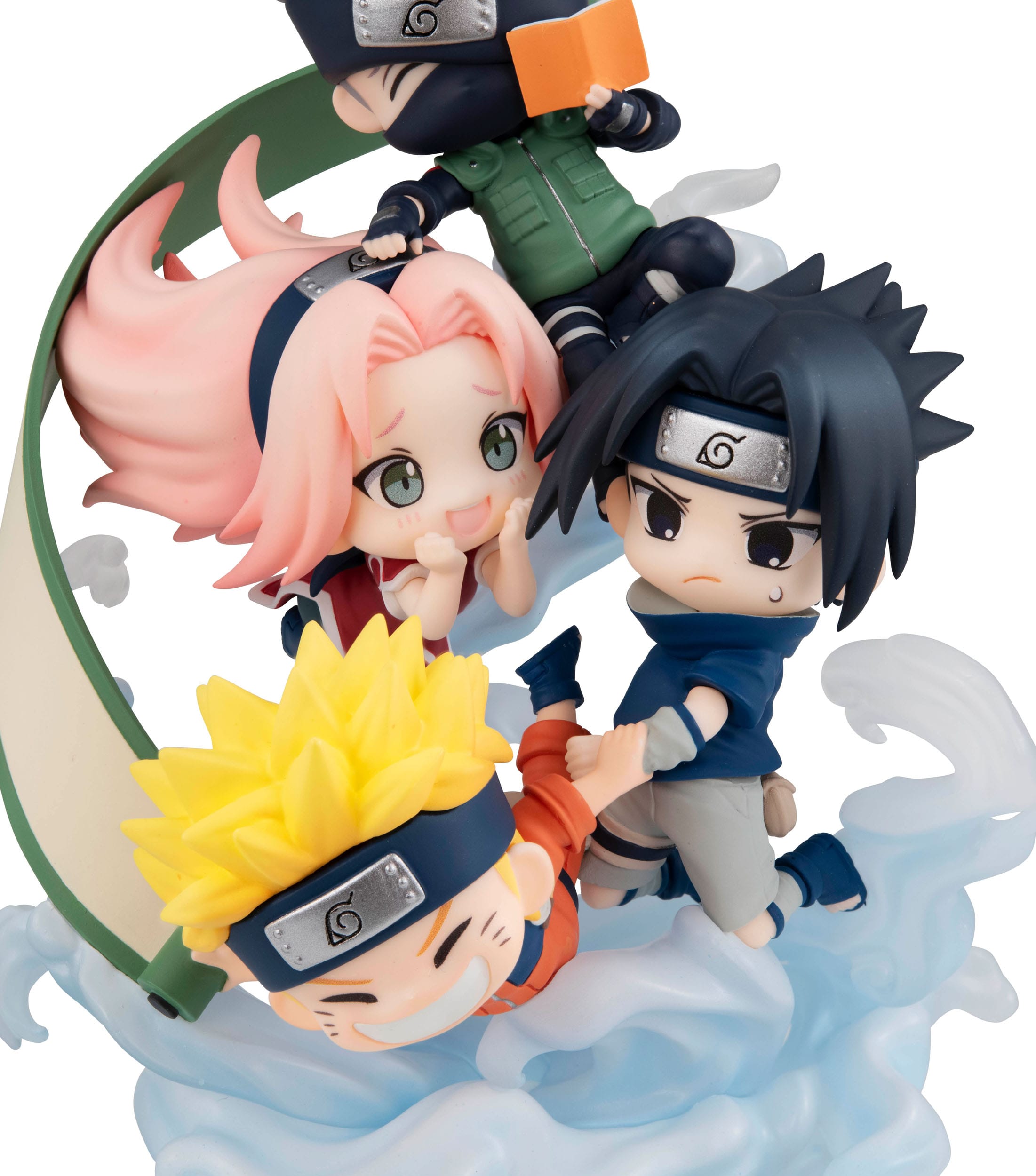 Naruto Shippuden FigUnity PVC Mini Statue Gather here, Team 7 13 cm