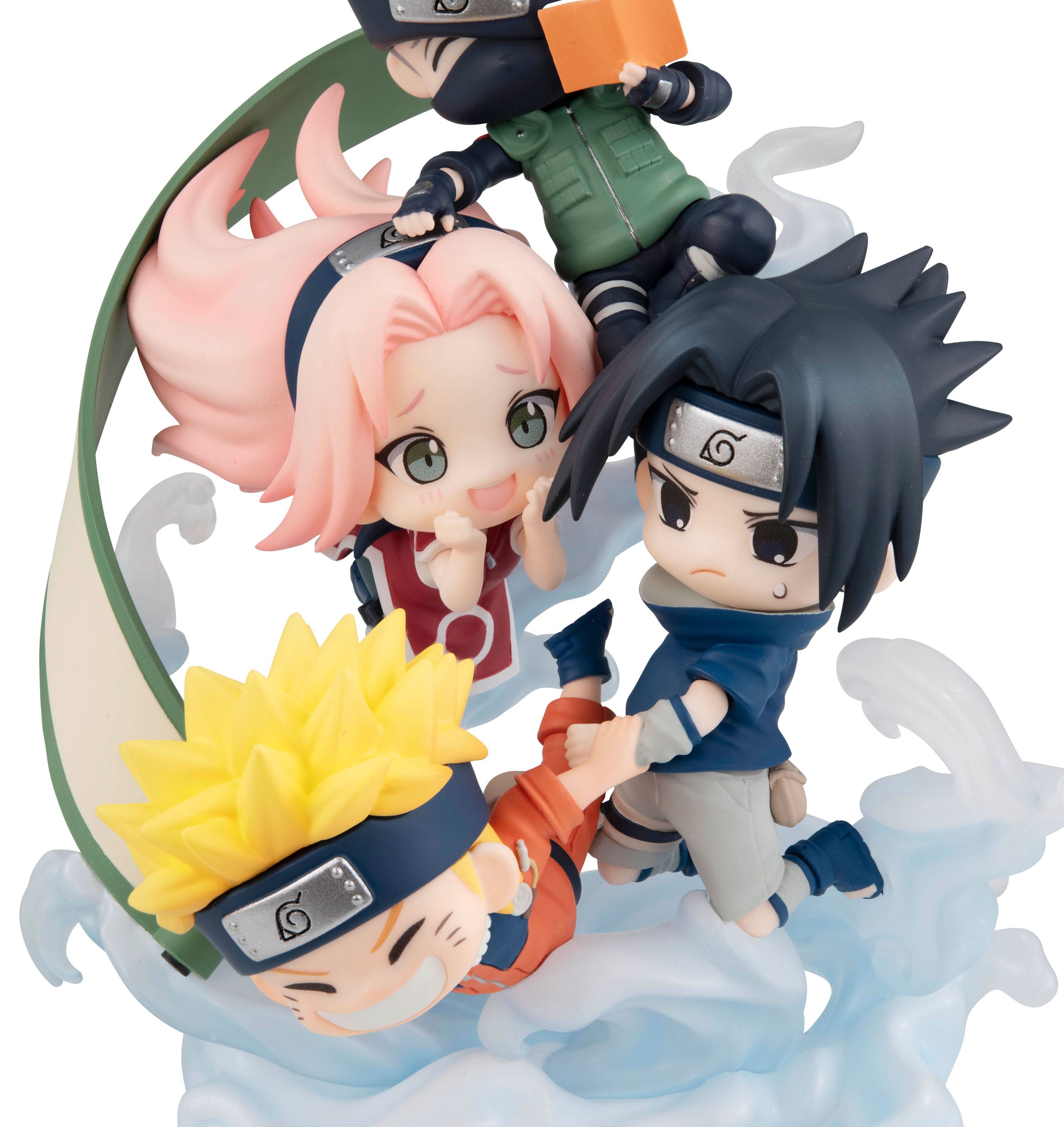Naruto Shippuden FigUnity PVC Mini Statue Gather here, Team 7 13 cm