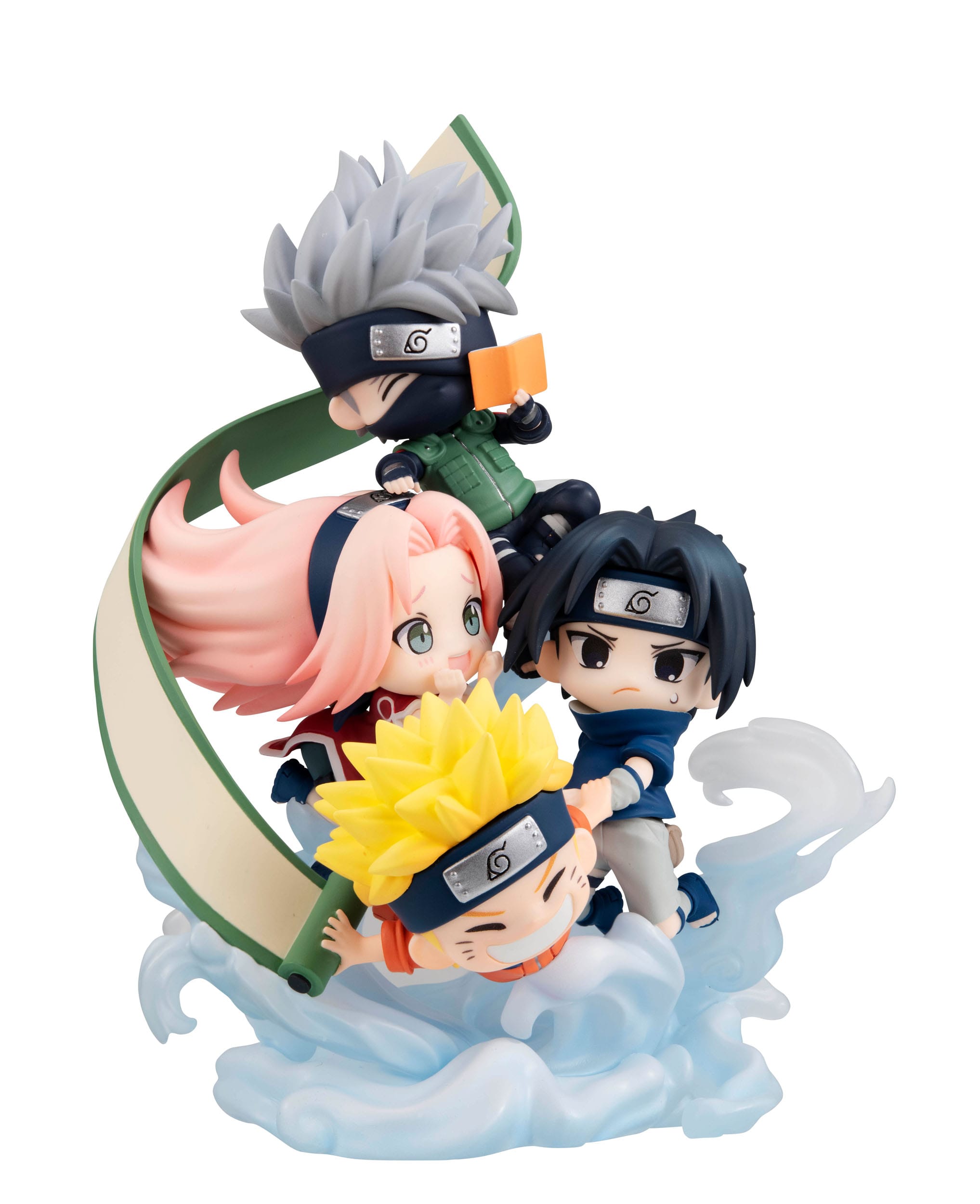 Naruto Shippuden FigUnity PVC Mini Statue Gather here, Team 7 13 cm