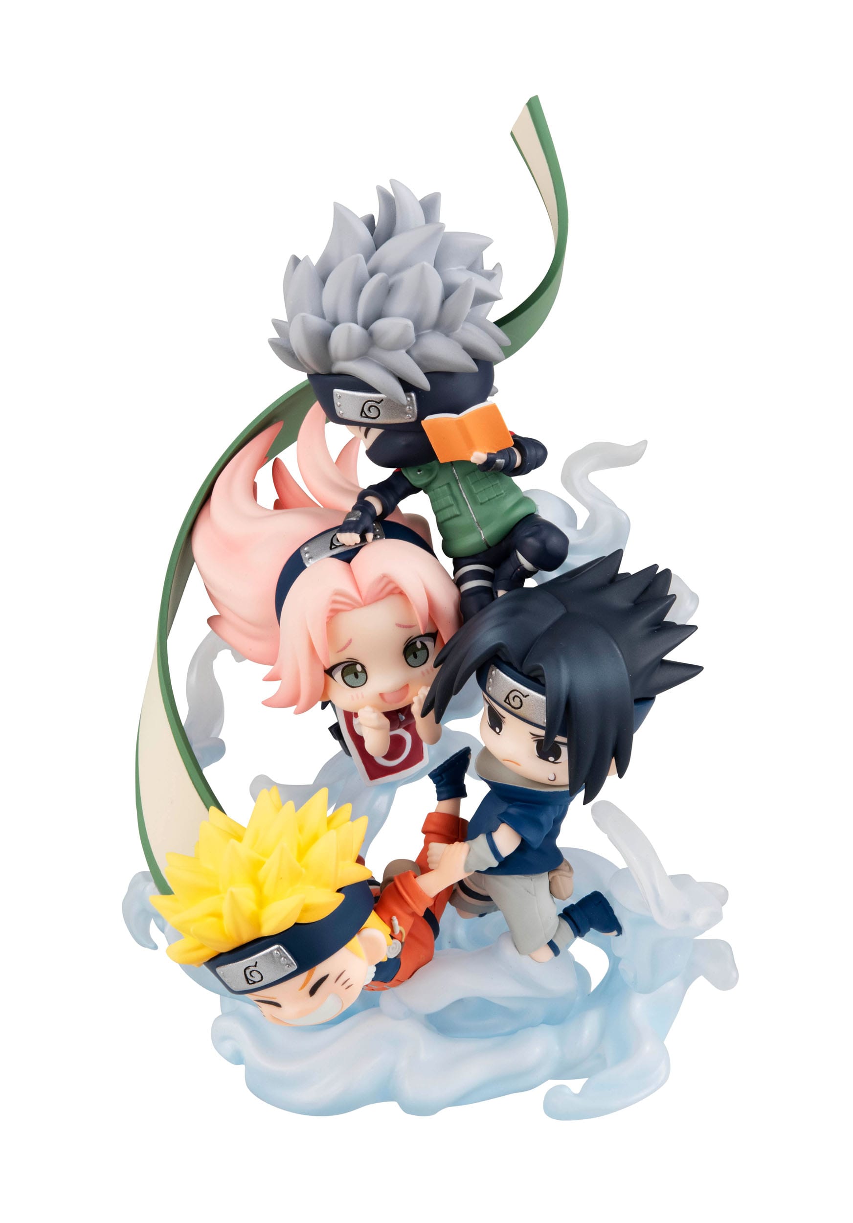 Naruto Shippuden FigUnity PVC Mini Statue Gather here, Team 7 13 cm