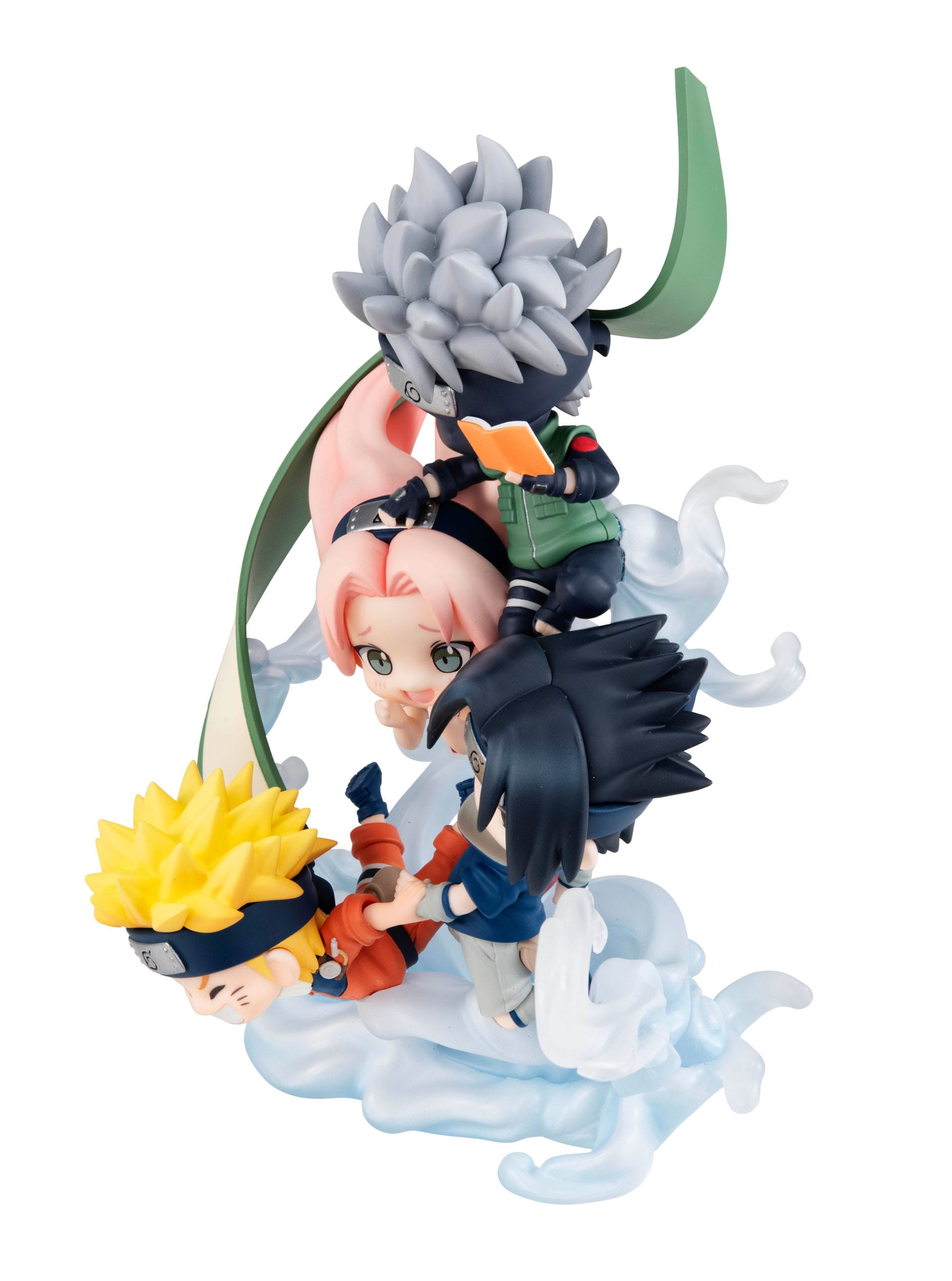 Naruto Shippuden FigUnity PVC Mini Statue Gather here, Team 7 13 cm