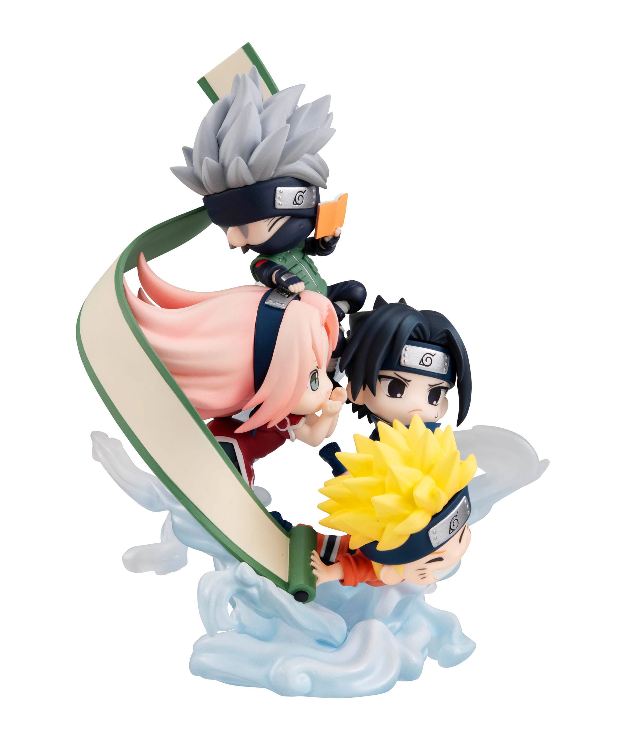 Naruto Shippuden FigUnity PVC Mini Statue Gather here, Team 7 13 cm