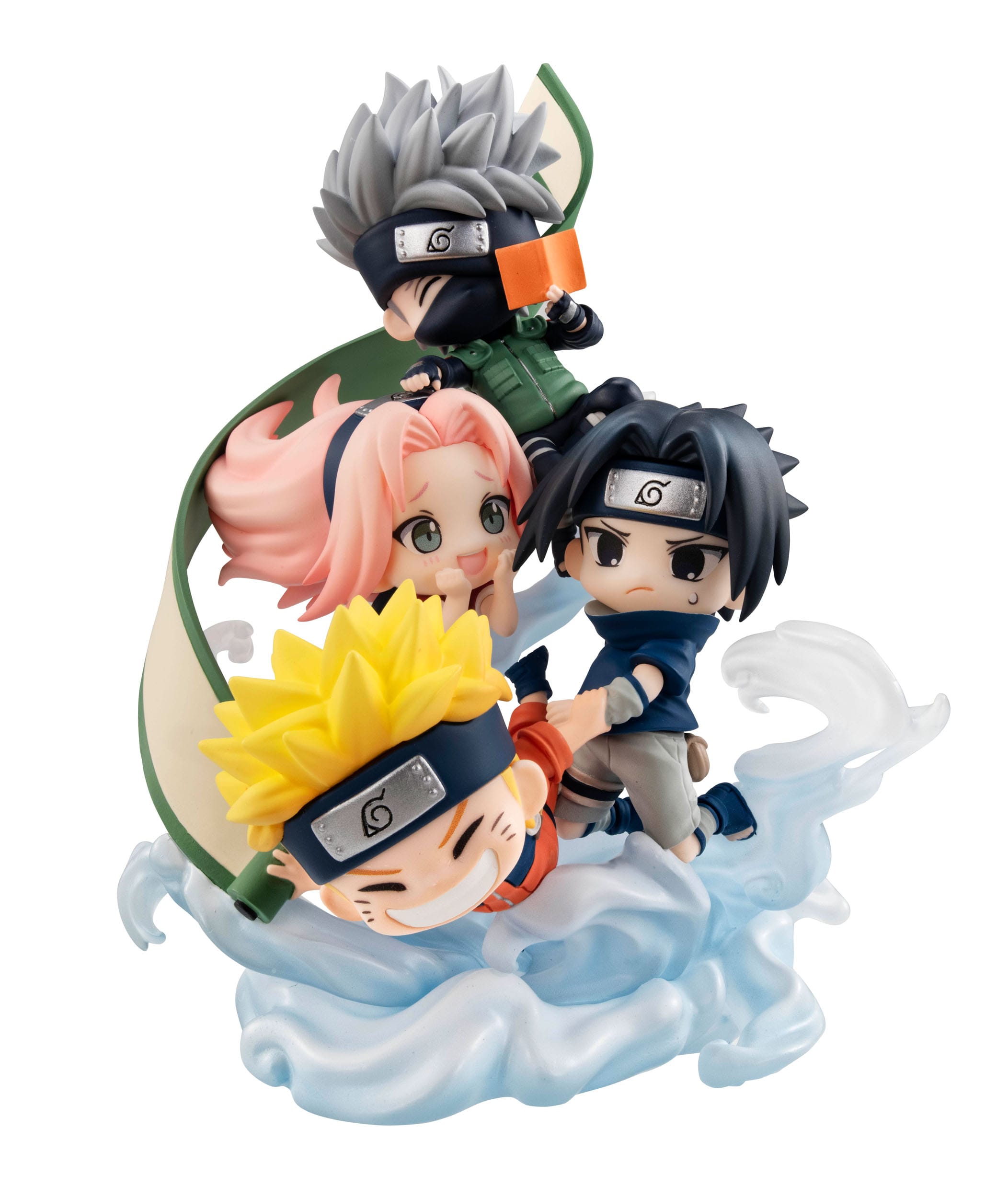 Naruto Shippuden FigUnity PVC Mini Statue Gather here, Team 7 13 cm