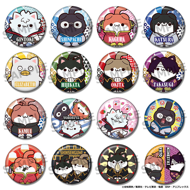 Gintama Mega Cat Project Nyantama! Pins 3 cm Blind Box