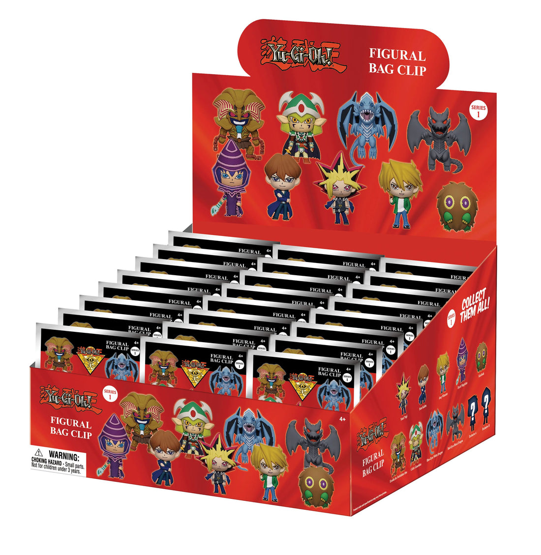 Yu-Gi-Oh 3D PVC Bag Clips Series 1