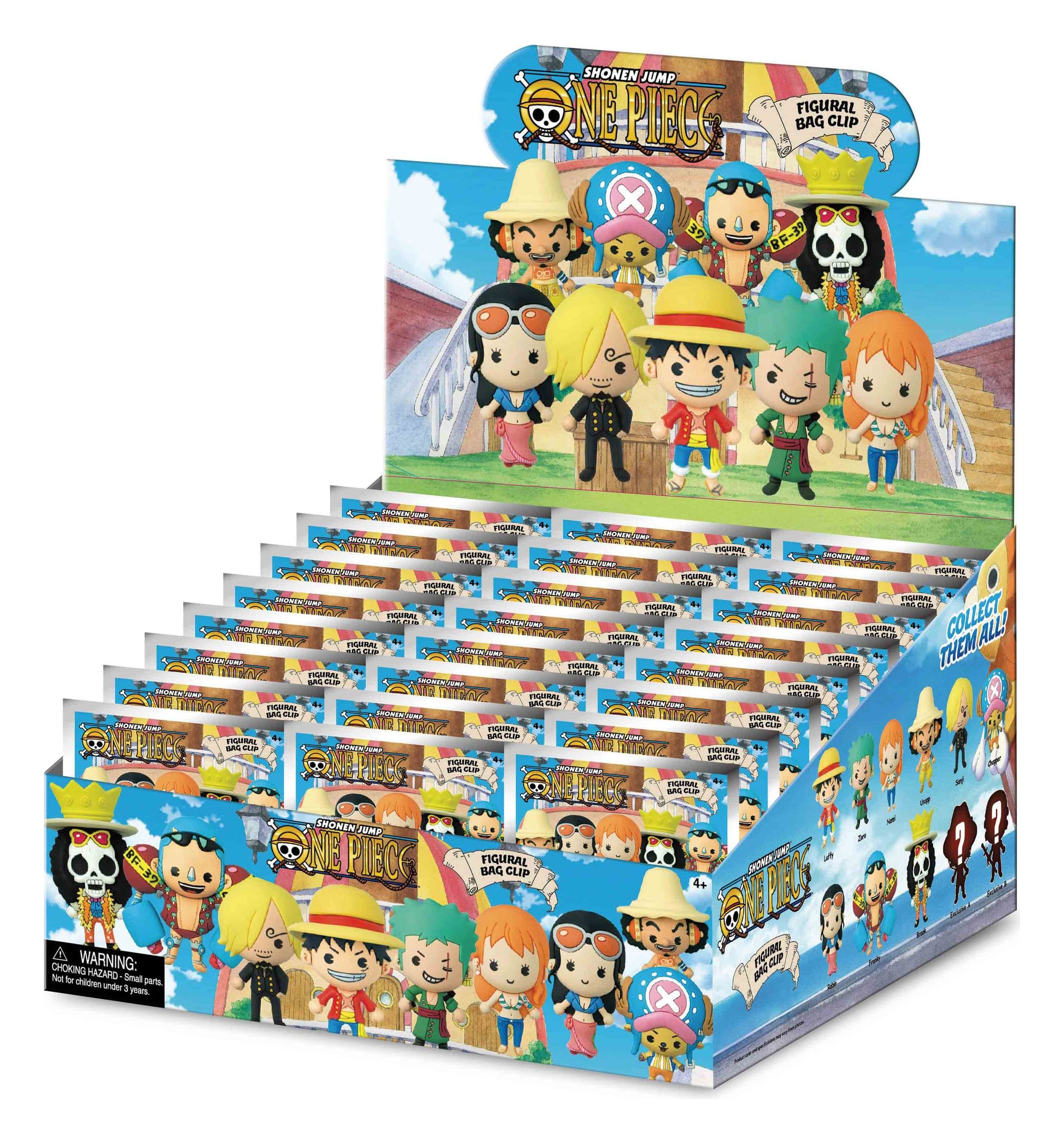 One Piece 3D PVC Bag Clips Serie 1