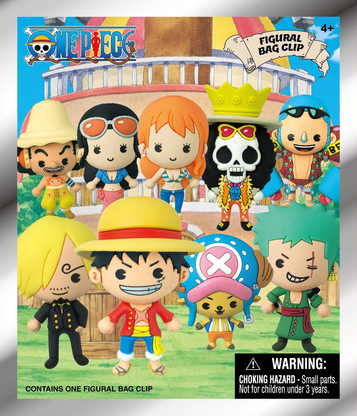 One Piece 3D PVC Bag Clips Serie 1