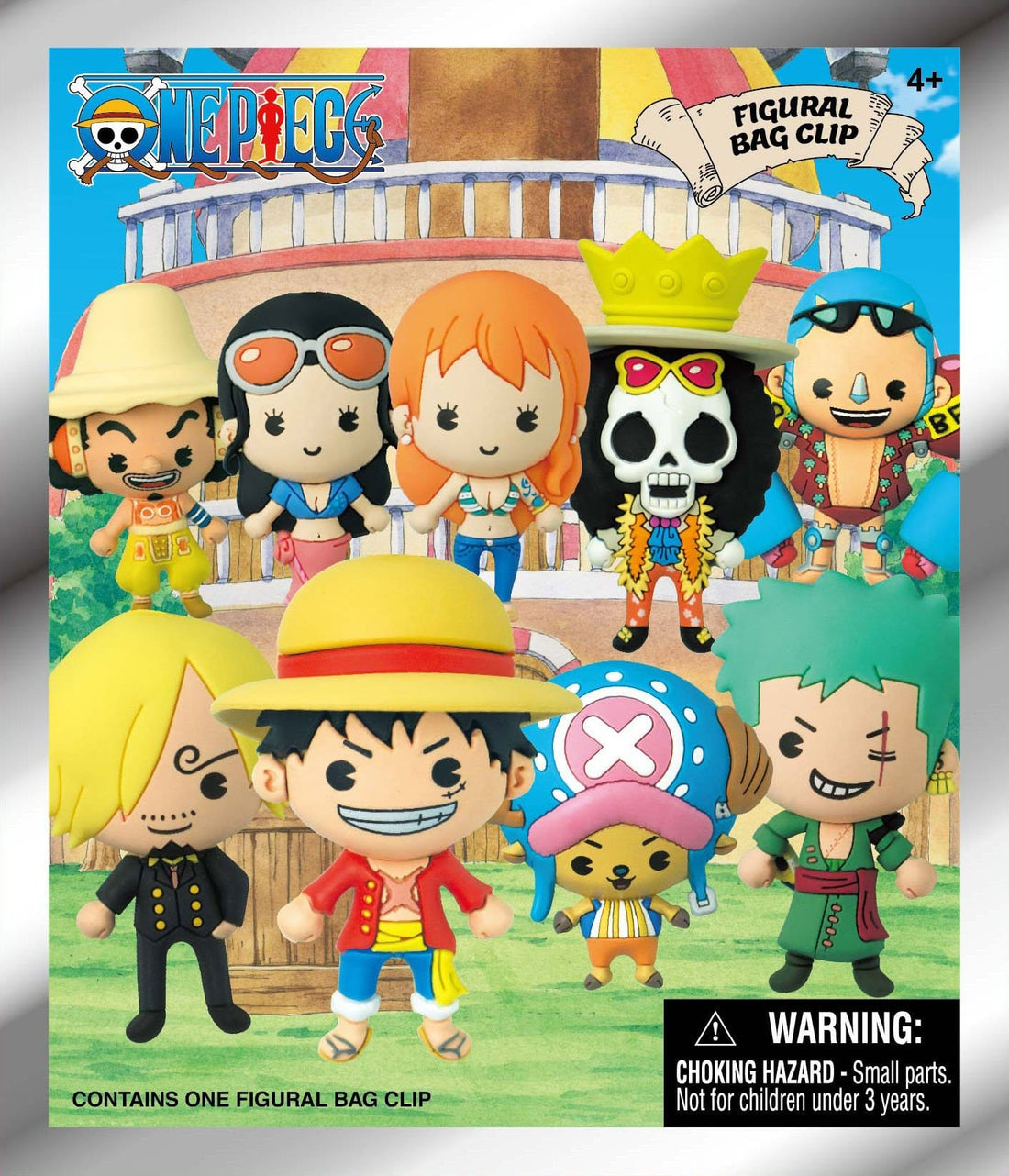 One Piece 3D PVC Bag Clips Serie 1
