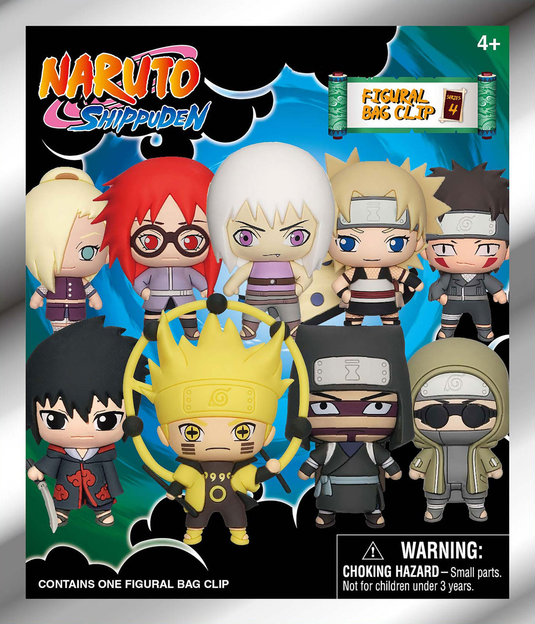Naruto Shippuden 3D PVC Bag Clips Series 4
