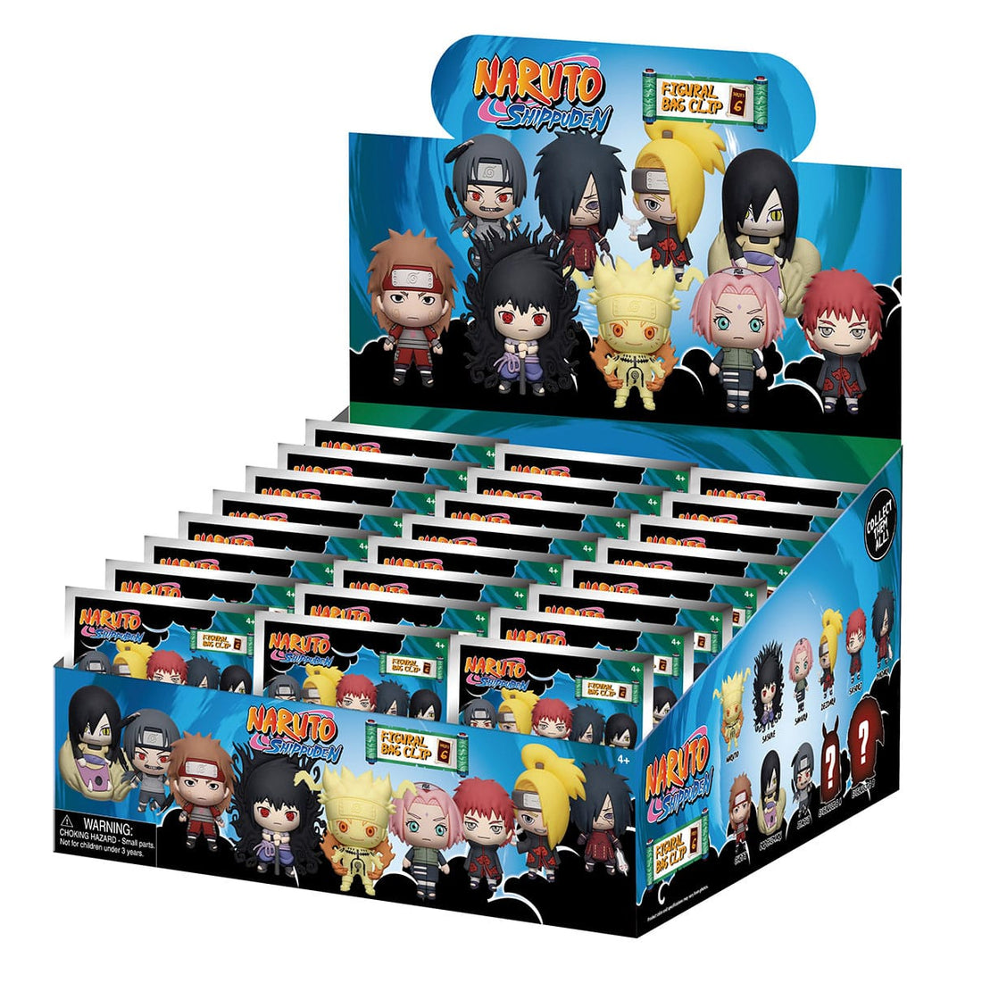 Naruto 3D PVC Bag Clips Series 6