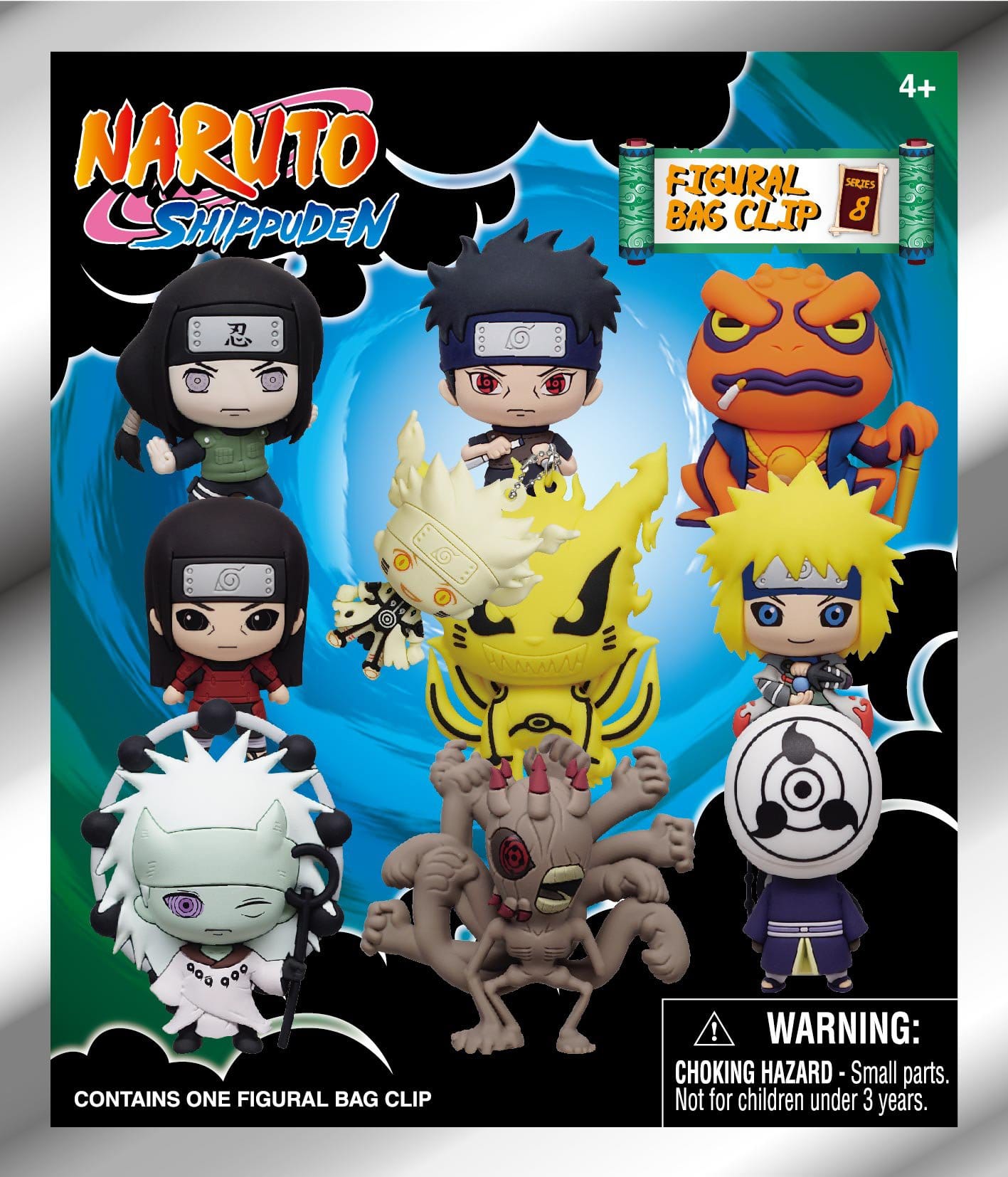 Naruto 3D Foam Bag Clips Series 8
