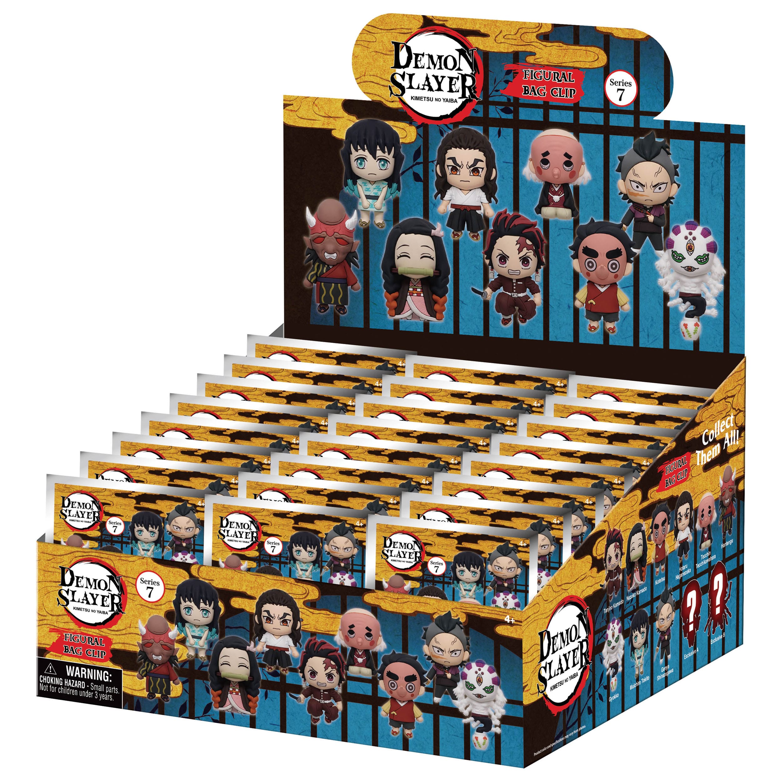 Demon Slayer 3D PVC Bag Clips Series 7