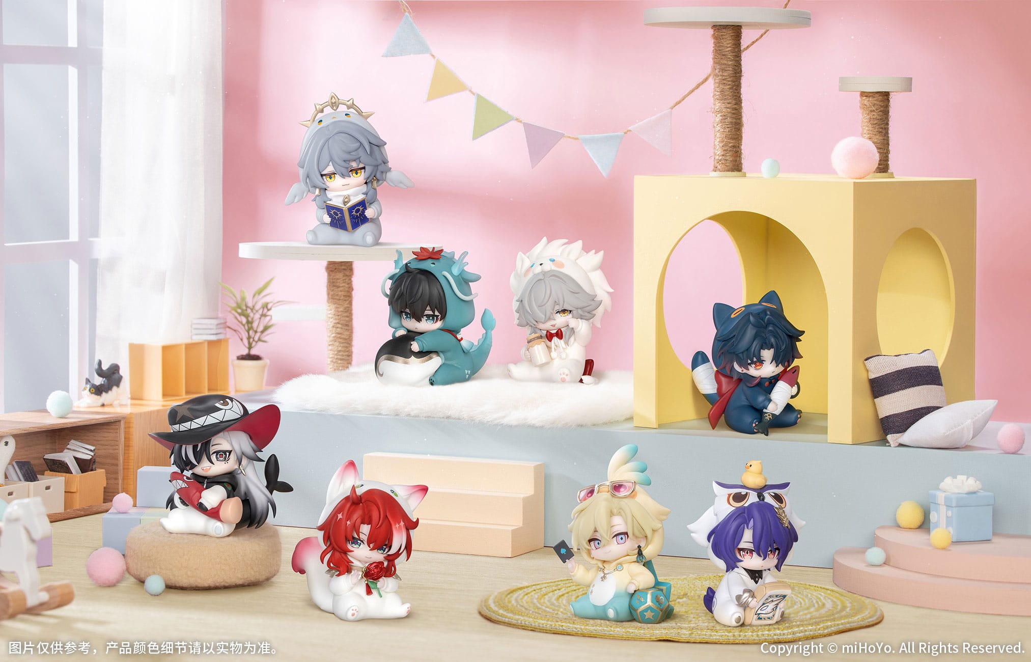 Honkai: Star Rail Mini Figures Boys' Dorm Series Chibi Blind Box