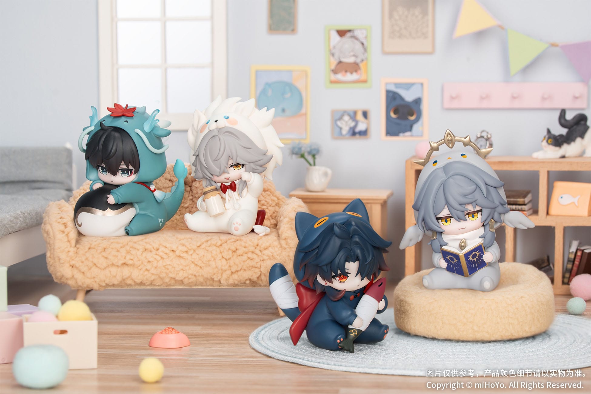 Honkai: Star Rail Mini Figures Boys' Dorm Series Chibi Blind Box