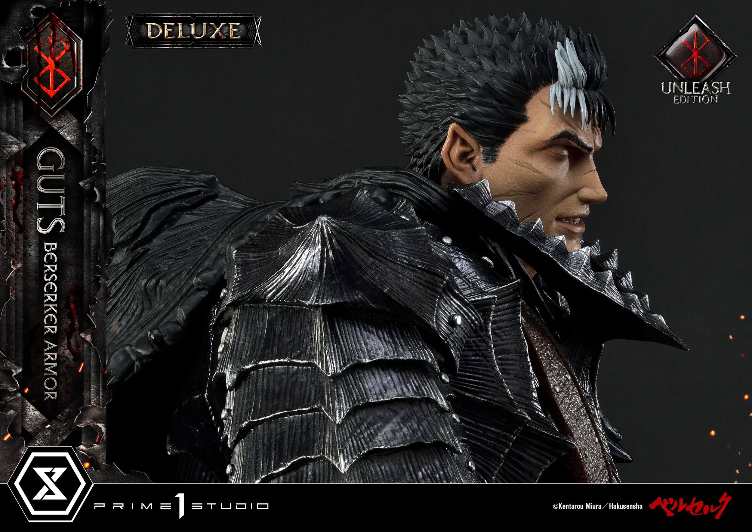 Berserk Statue 1/4 Guts Berserker Armor Unleash Edition Deluxe Version 91 cm