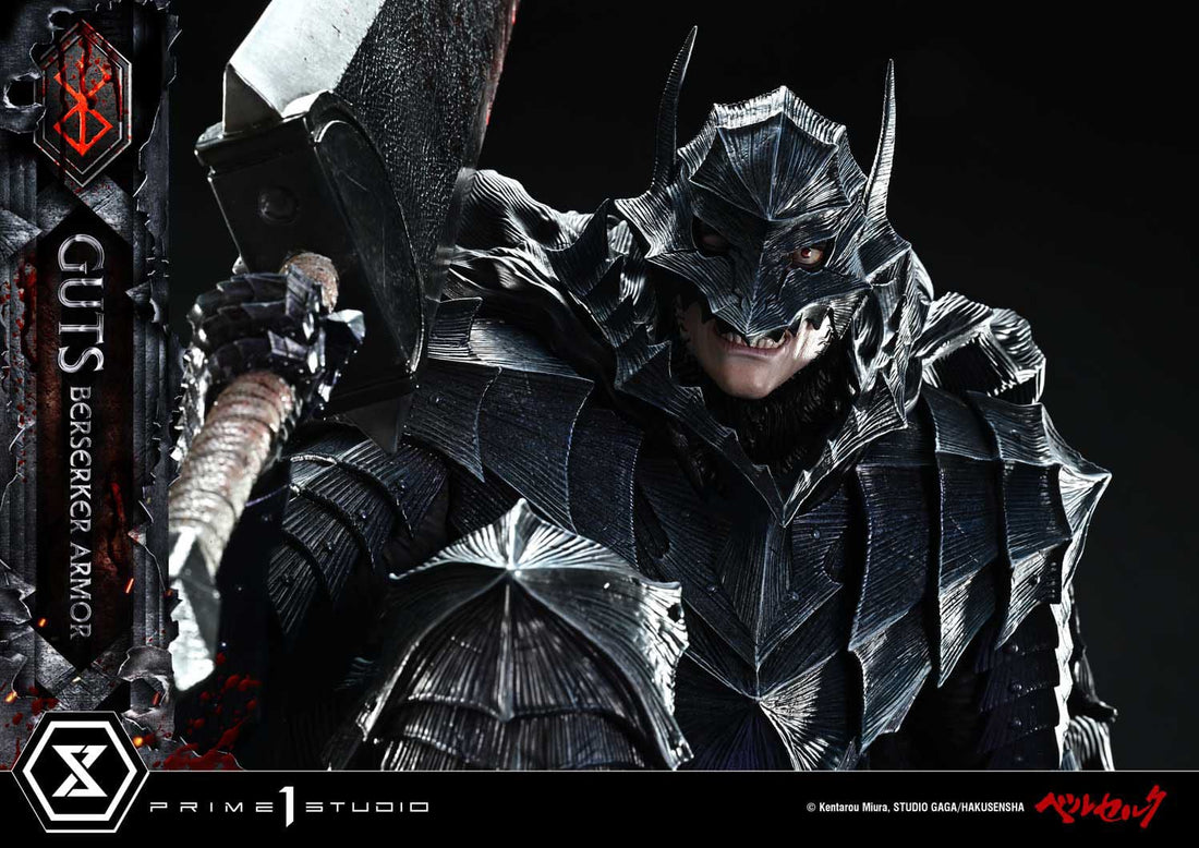 Berserk Ultimate Premium Masterline Series Statue 1/4 Guts, Berserker Armor Grunbeld vs. Guts 94 cm - PRE-ORDER
