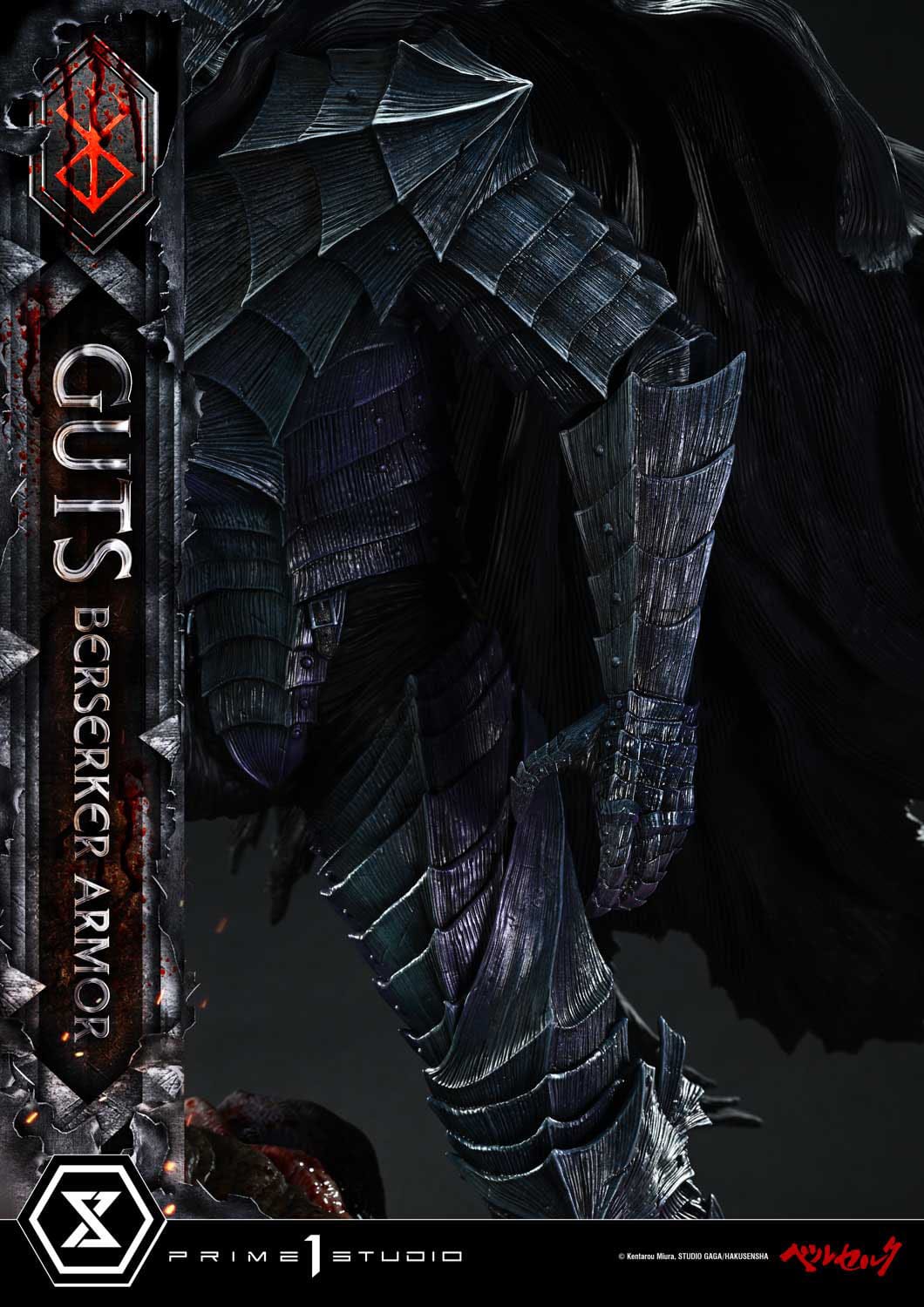 Berserk Ultimate Premium Masterline Series Statue 1/4 Guts, Berserker Armor Grunbeld vs. Guts 94 cm - PRE-ORDER