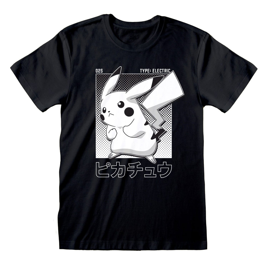 Pokémon T-Shirt Halftone Pikachu Size - M