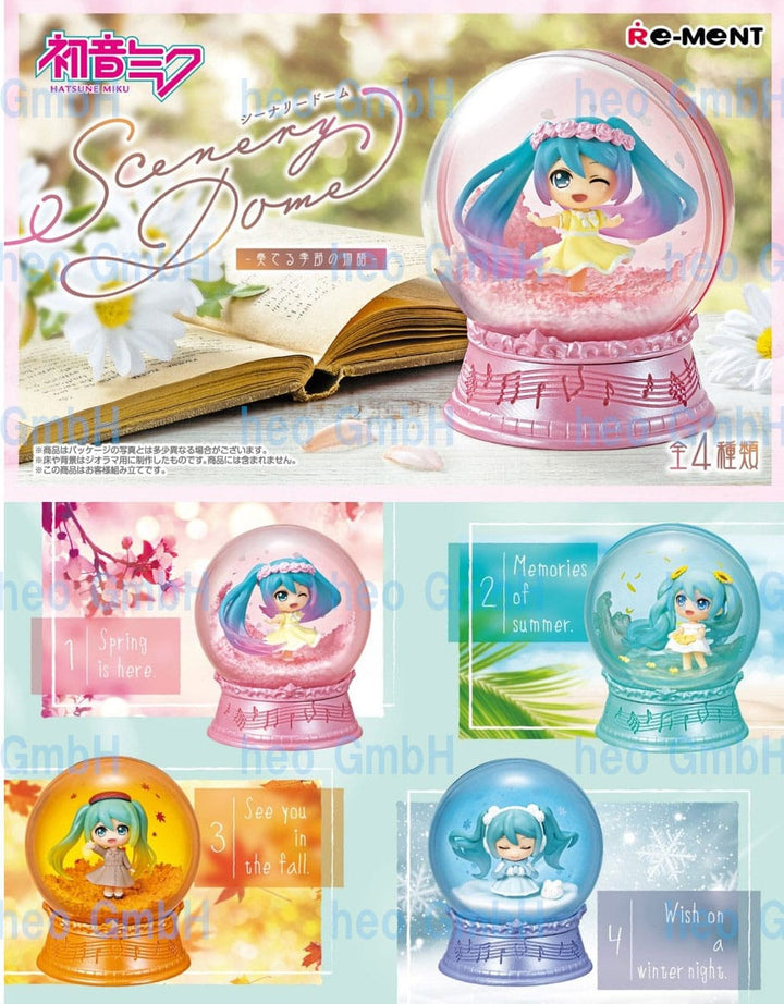 Hatsune Miku Mini Snowglobes Scenery Domes