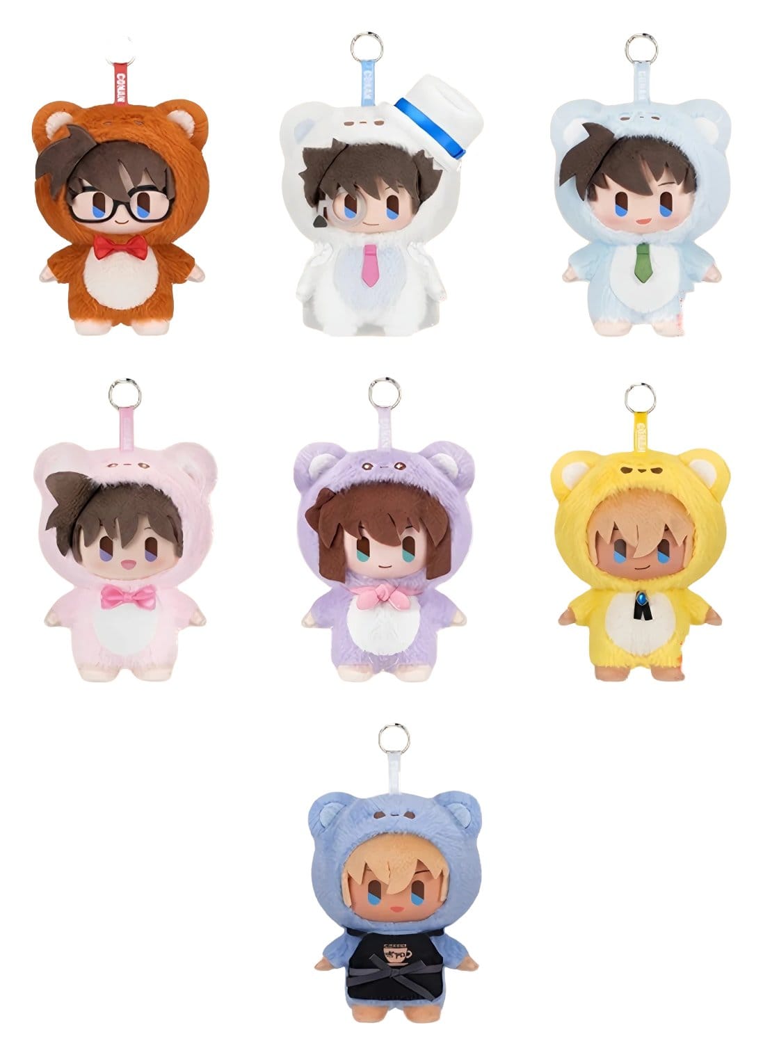 Detective Conan / Case Closed Plush Figures Bear Detective Series Blind Box 15 cm