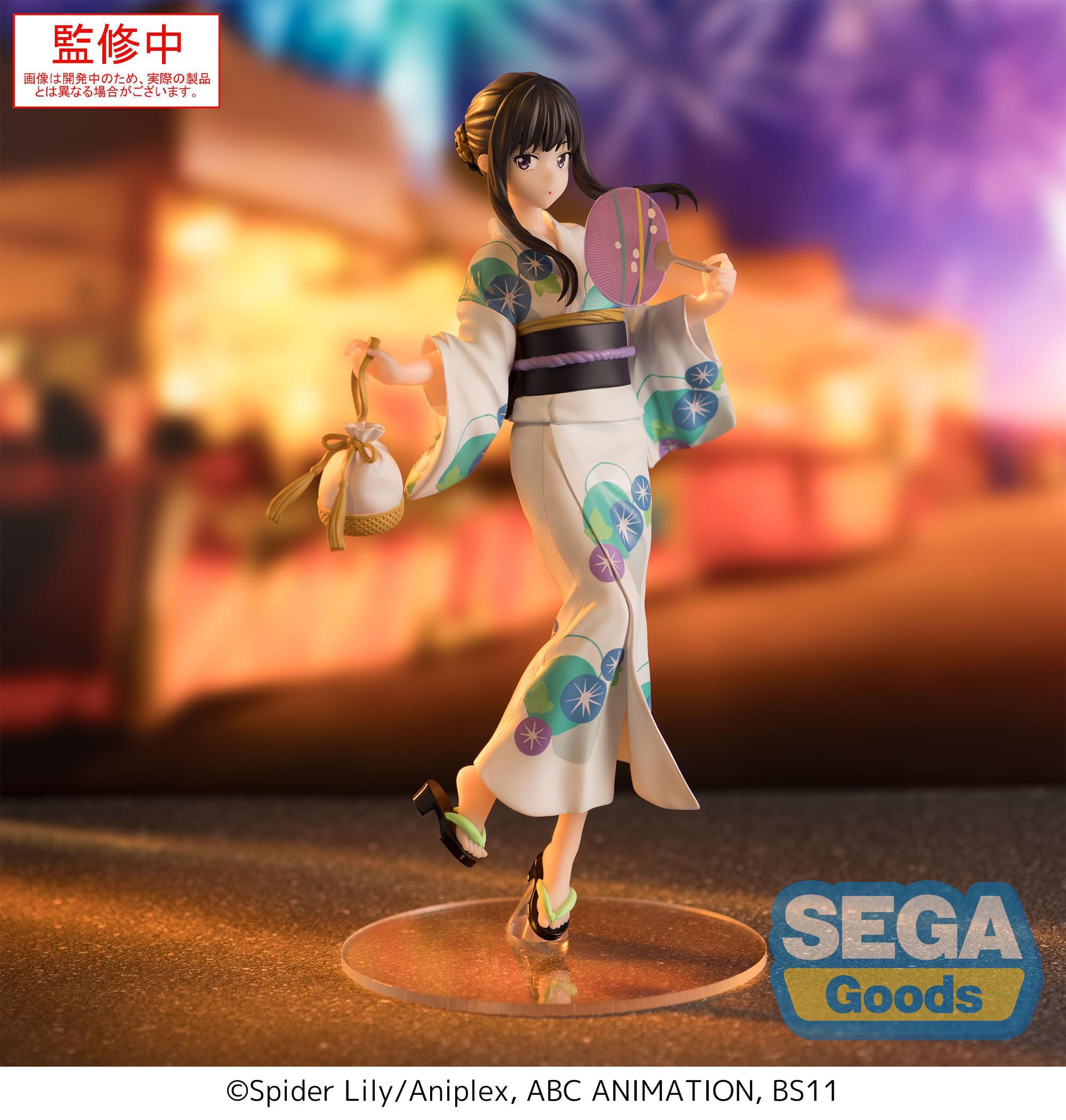 Lycoris Recoil Luminasta PVC Statue Takina Inoue Festival in Yukata 19 cm