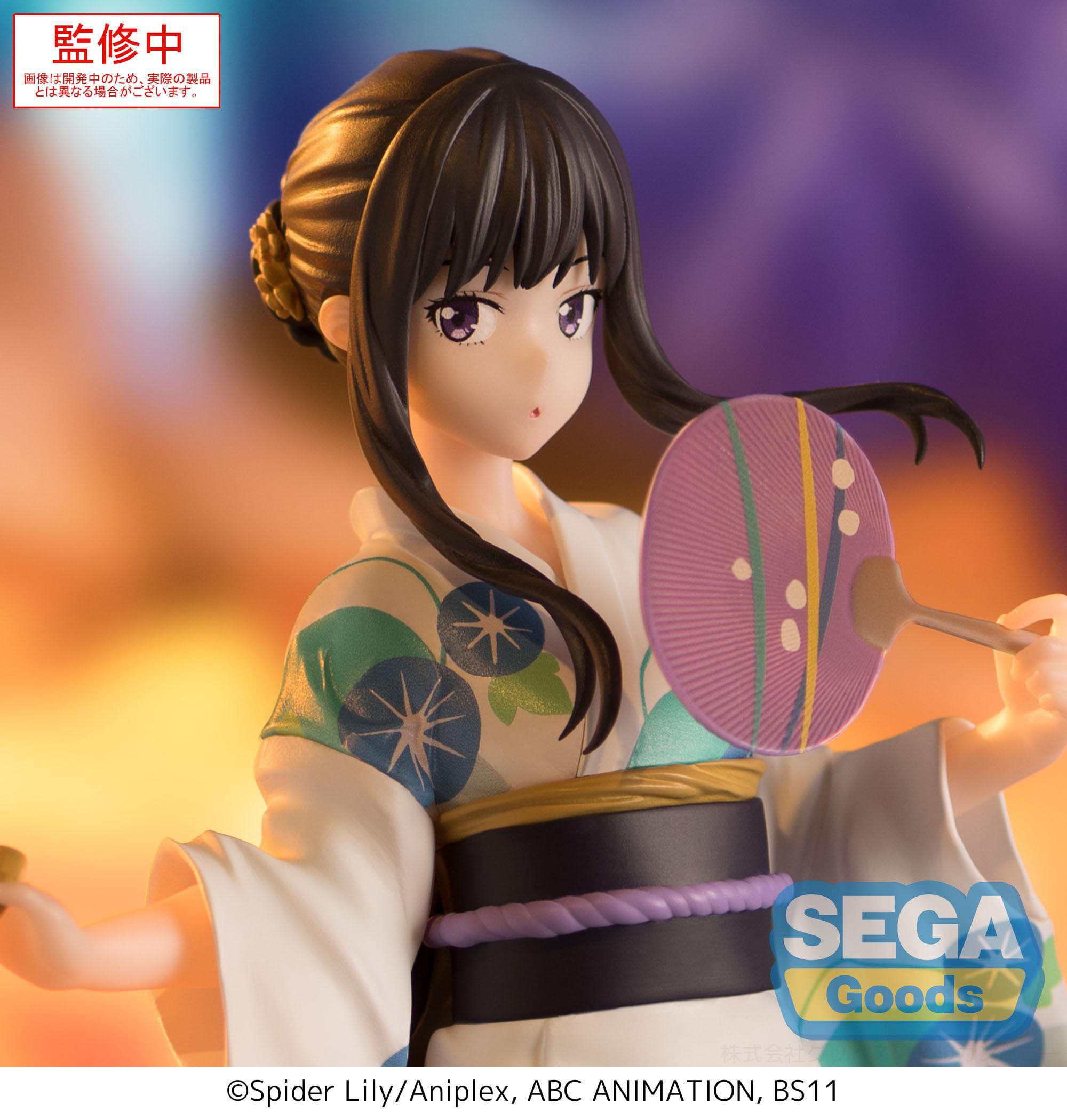 Lycoris Recoil Luminasta PVC Statue Takina Inoue Festival in Yukata 19 cm