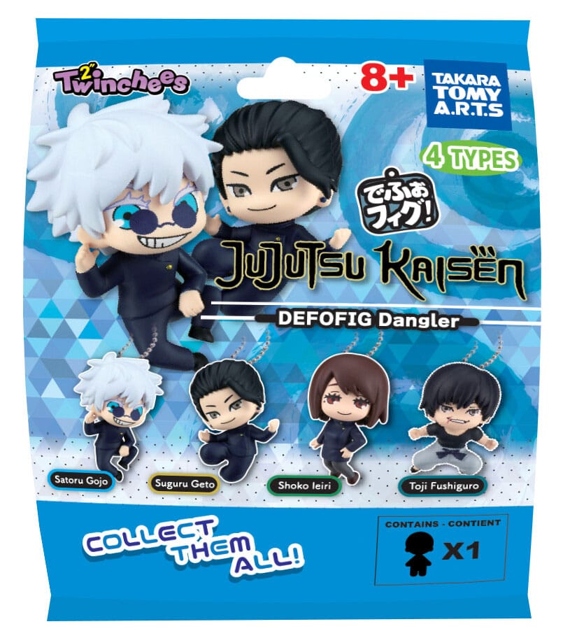 Jujutsu Kaisen Twinchees Mini Figures Defofig! Danglers 5 cm