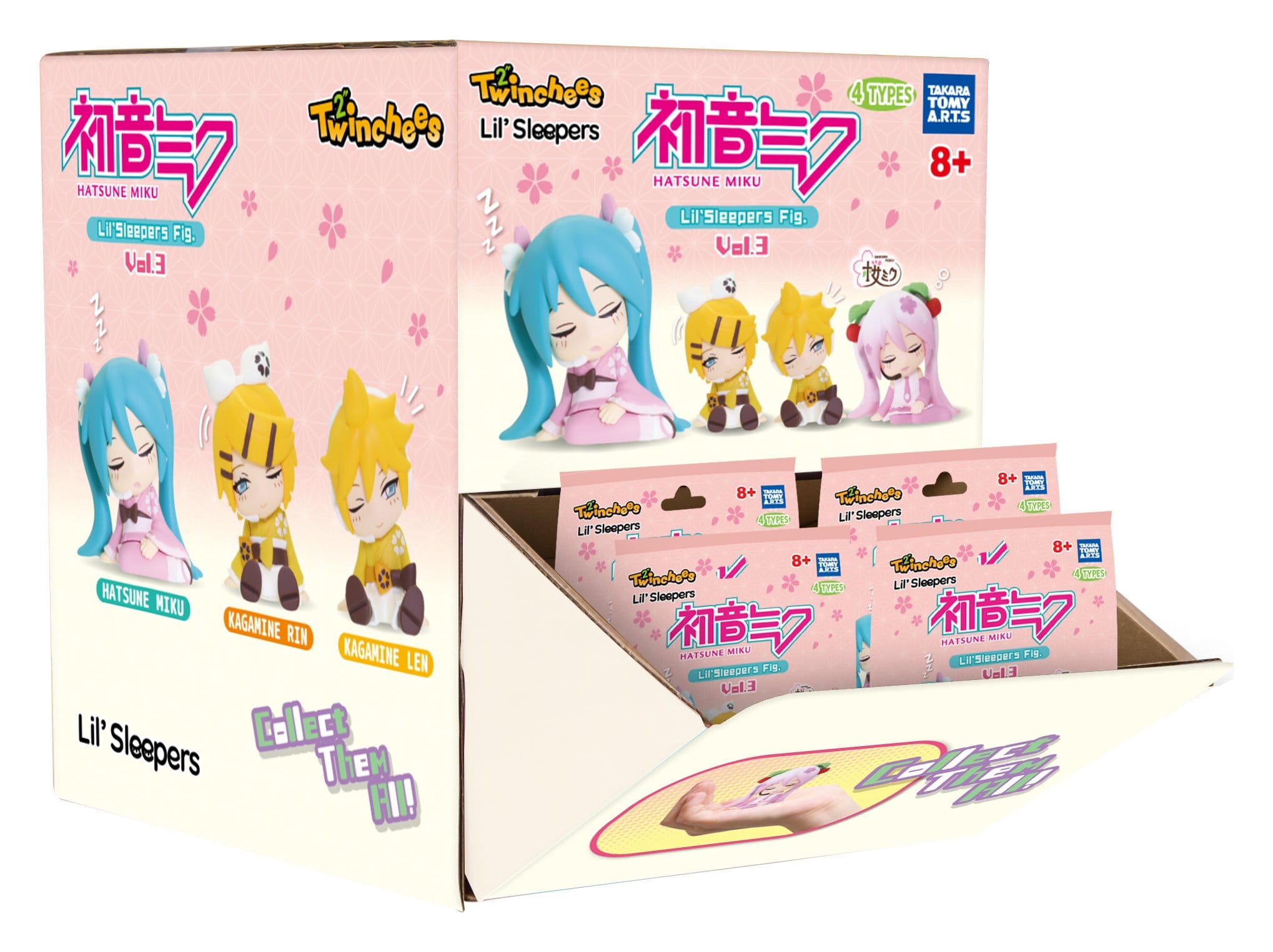 Hatsune Miku Twinchees Mini Figures Lil' Sleepers Wave 3 5 cm Blind