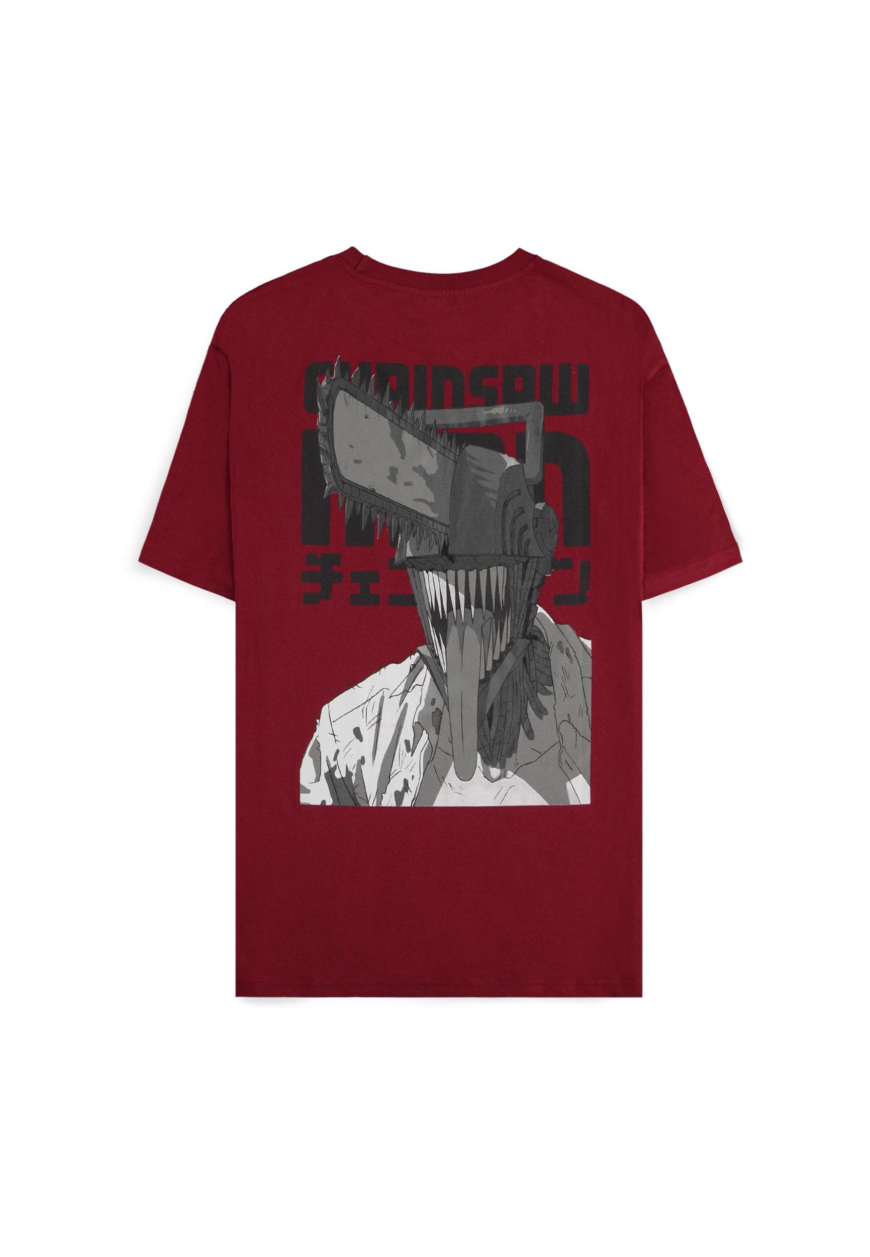Chainsaw Man T-Shirt Smile Bordeaux
