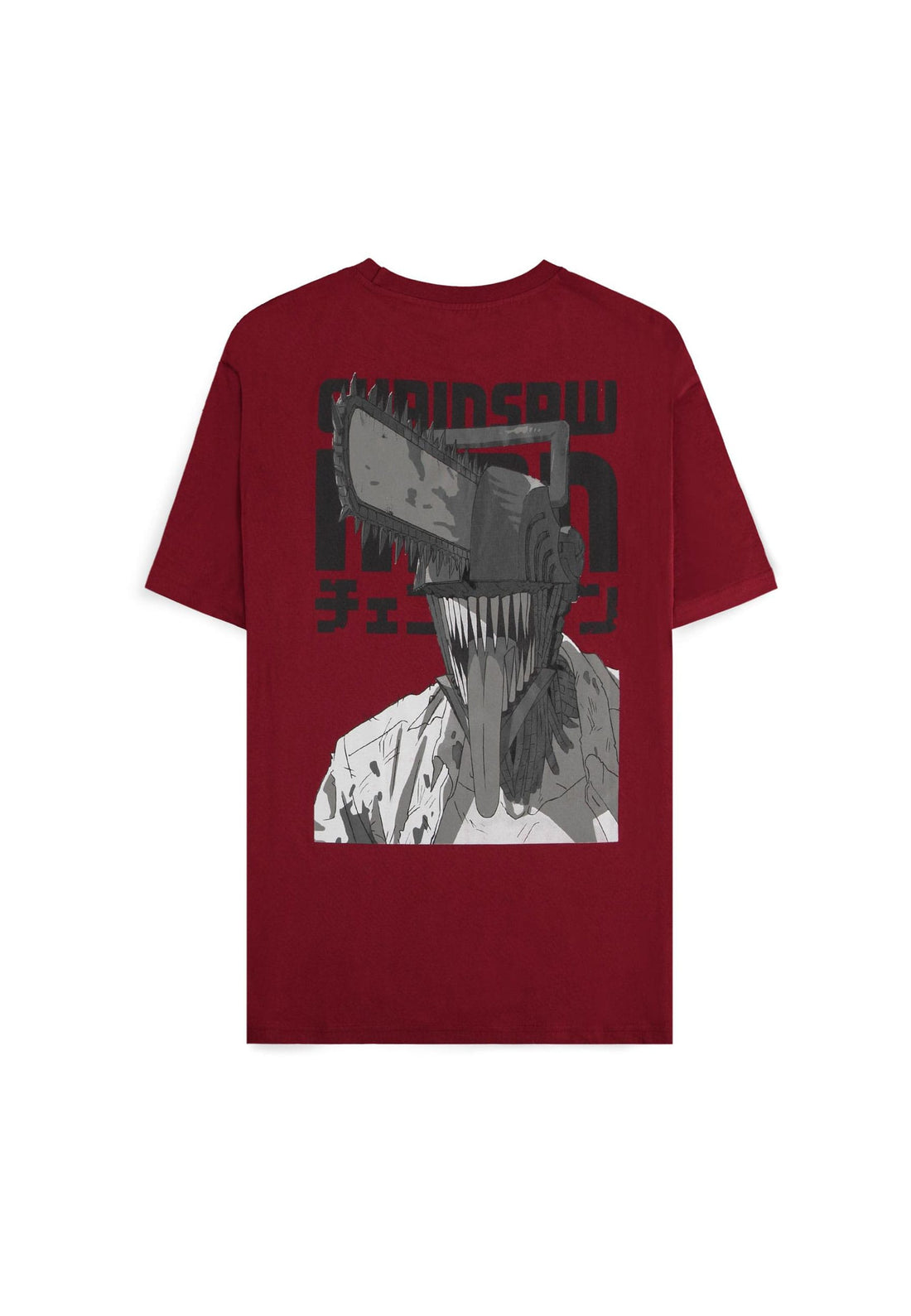 Chainsaw Man T-Shirt Smile Bordeaux