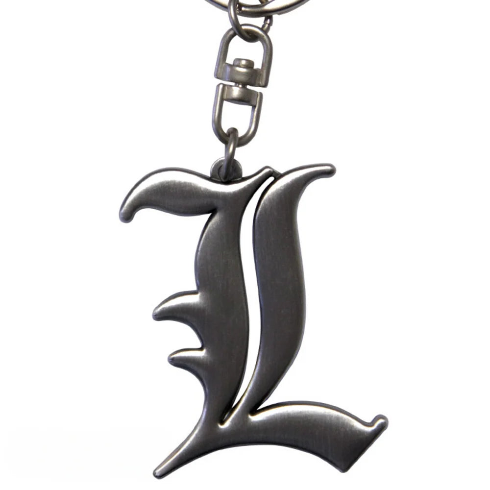 Death Note L Symbol 3D Premium Keychain