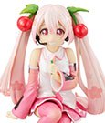 Hatsune Miku Noodle Stopper PVC Statue Sakura Miku 2022 Pearl Color 13 cm