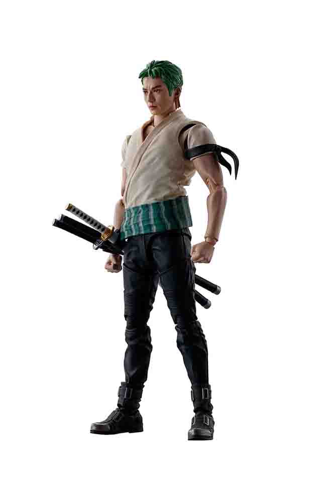 Official Bandai S.H. Figuarts Roronoa Zoro (Netflix) 14cm – Brand New, UK Stock
