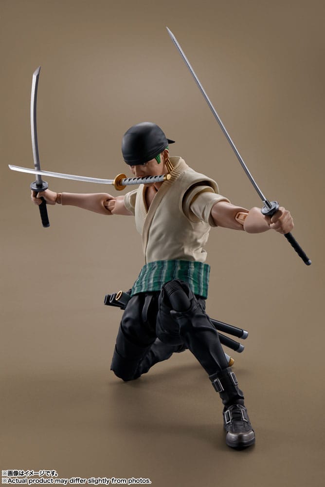 Official Bandai S.H. Figuarts Roronoa Zoro (Netflix) 14cm – Brand New, UK Stock