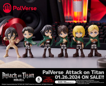 Attack on Titan Trading Figures -Pack Attack on Titan 9 cm