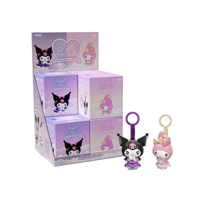 Hello Kitty Keyring Angel & Devil Assortment