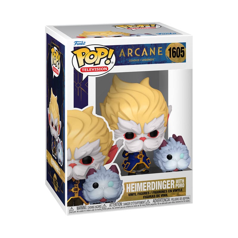 Arcane League of Legends POP! Vinyl Figure Heimerdinger w/Poro 9 cm - PRE-ORDER
