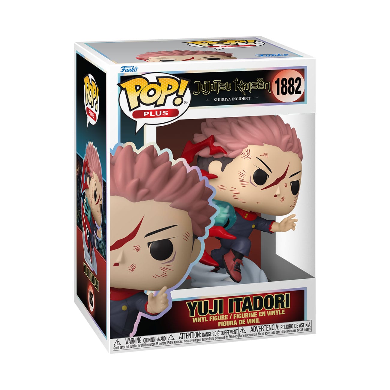Jujutsu Kaisen POP! Plus Animation Vinyl Figures Yuji Itadori 9 cm JJK