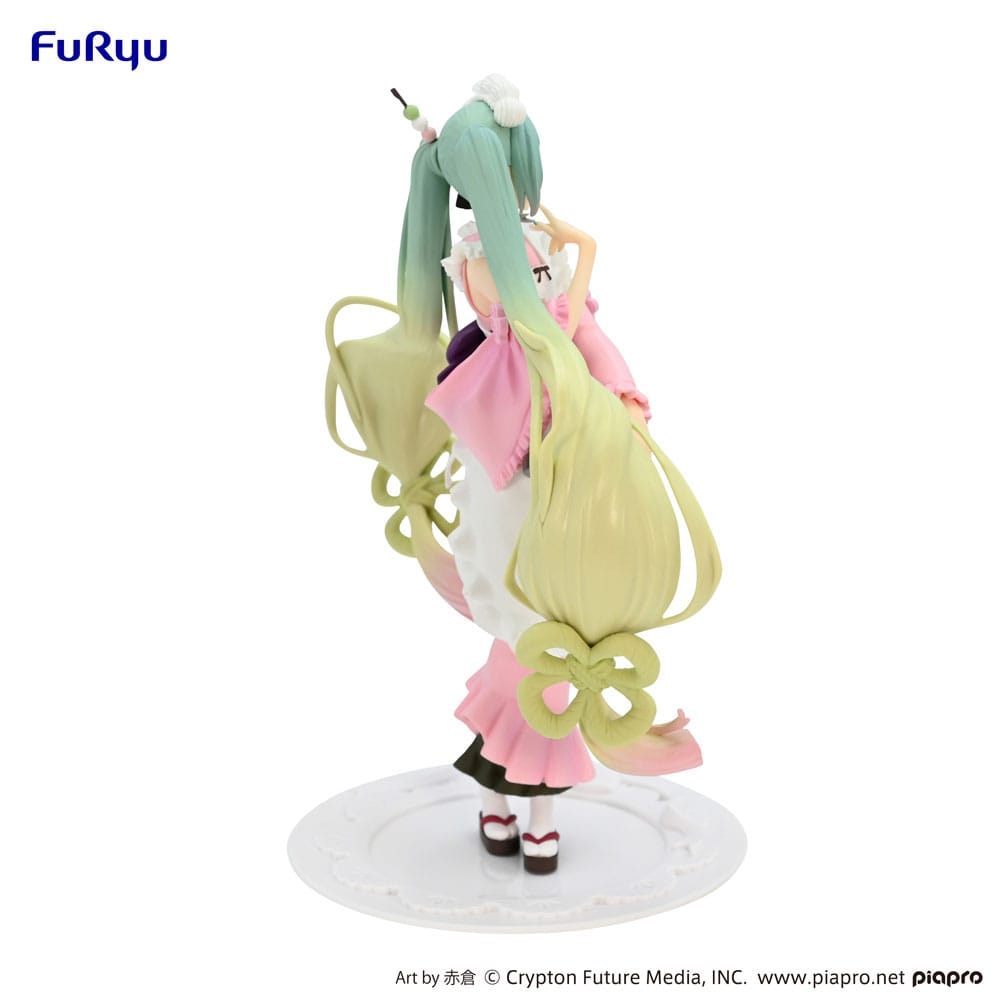 Hatsune Miku Exceed Creative PVC Statue Matcha Green Tea Parfait Cherry Blossom Ver. 20 cm