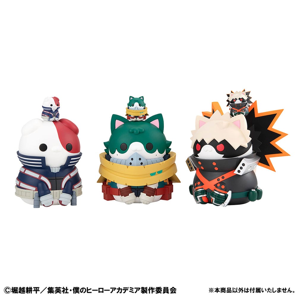 My Hero Academia Mega Cat Project Nyanto! The Big Heroaca Cats Series Series Trading Figure Izuku Midoriya 12 cm