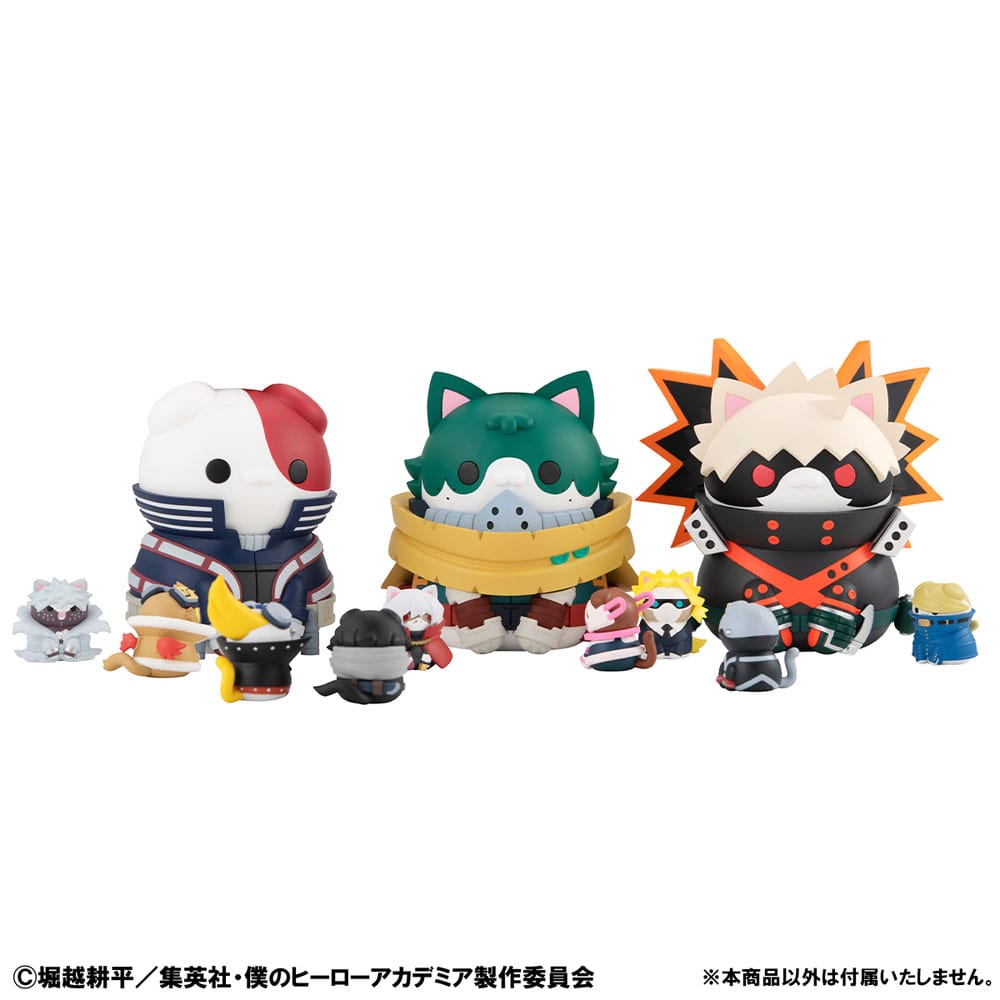My Hero Academia Mega Cat Project Nyanto! The Big Heroaca Cats Series Series Trading Figure Izuku Midoriya 12 cm