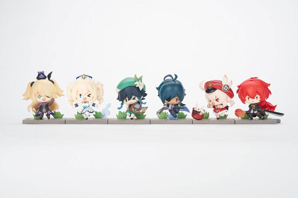 Genshin Impact Battle Scene Series Trading Figure Mondstadt Edition 5 cm