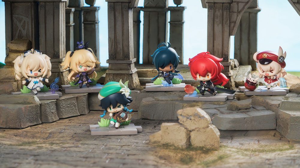 Genshin Impact Battle Scene Series Trading Figure Mondstadt Edition 5 cm