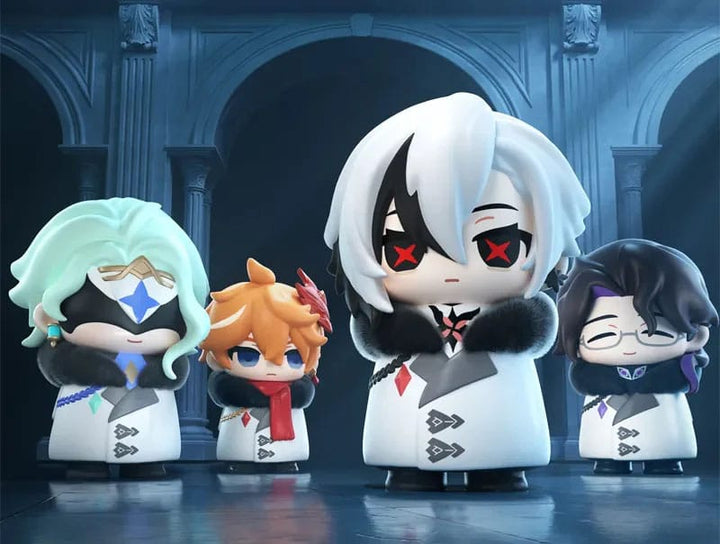 Genshin Impact Mini Figures Fatui Harbingers Chibi Design 7 cm Blind Box