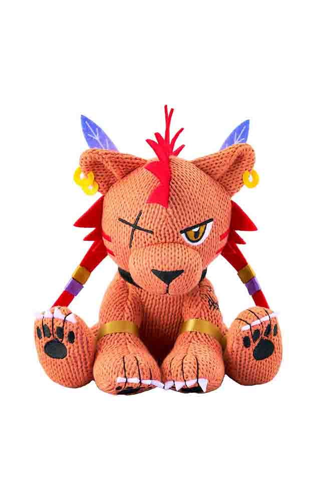 Final Fantasy VII Remake Knitted Plush Figure Red XIII 20 cm