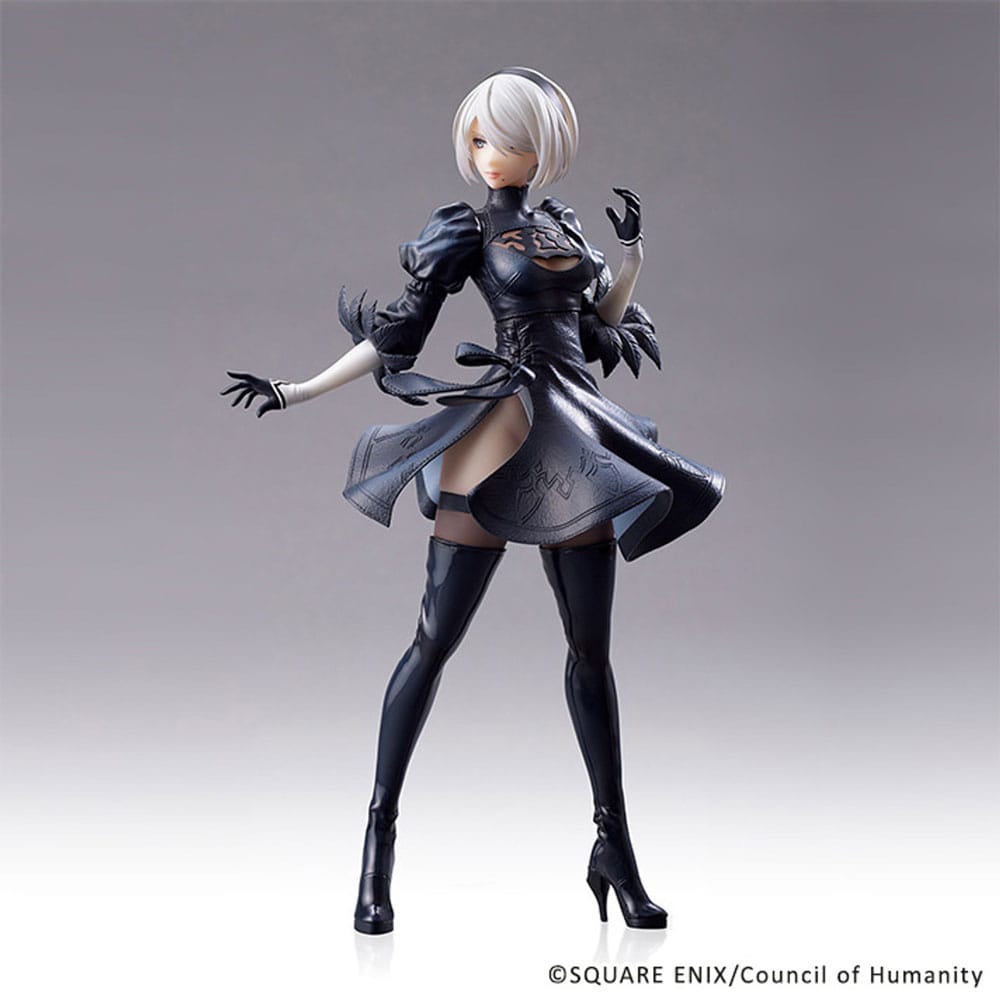 Official NieR:Automata 2B (YoRHa No.2 Type B) Ver. 1.1a PVC Statue – Goggles Ver. (30cm) | UK Stock, Fast Shipping