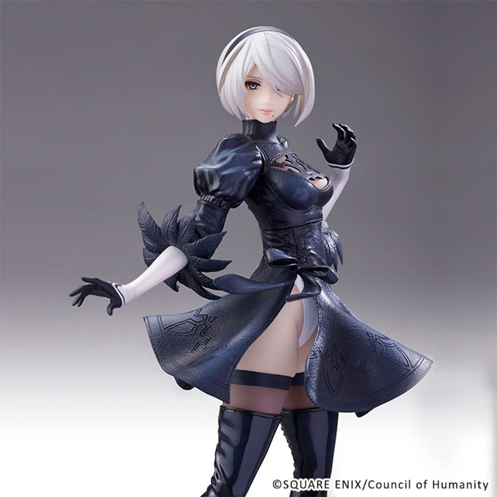 Official NieR:Automata 2B (YoRHa No.2 Type B) Ver. 1.1a PVC Statue – Goggles Ver. (30cm) | UK Stock, Fast Shipping